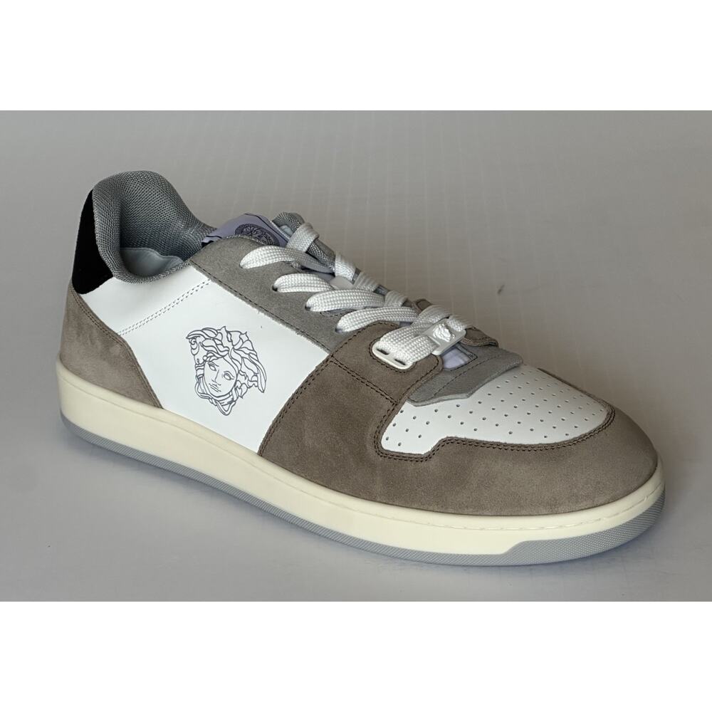 Versace Medusa Men’s Suede Leather Multicolor Sneakers 6 US (39) 1013377 IT NIB - Picture 2 of 11